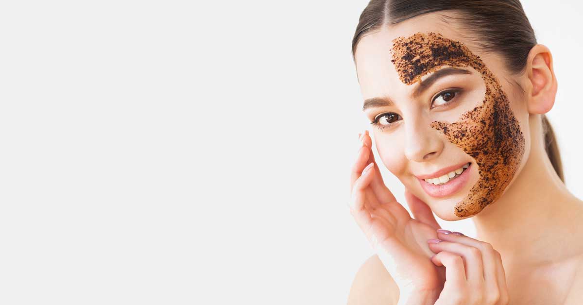 maska za lice od kafe