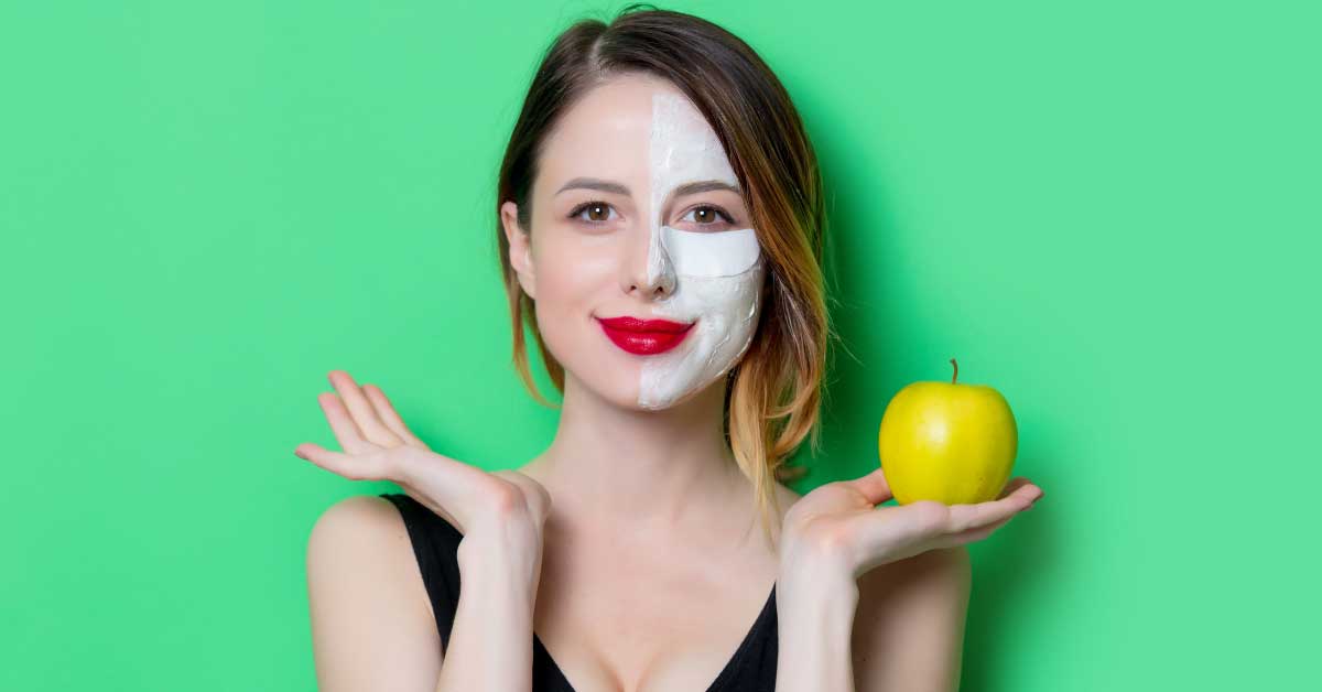 maska za lice od jabuke
